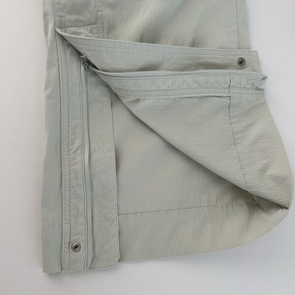 Athleta Trekkie High Rise Parachute Pants Womens Size 10 Cream Wide Leg Outdoors - Picture 6 of 12